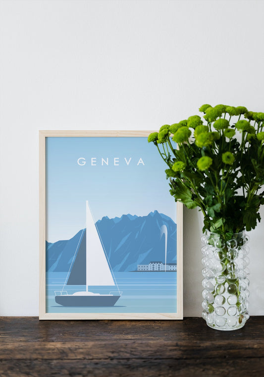 Geneva Travel Poster